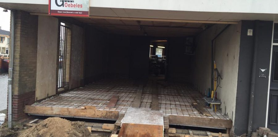 Van garage naar winkel